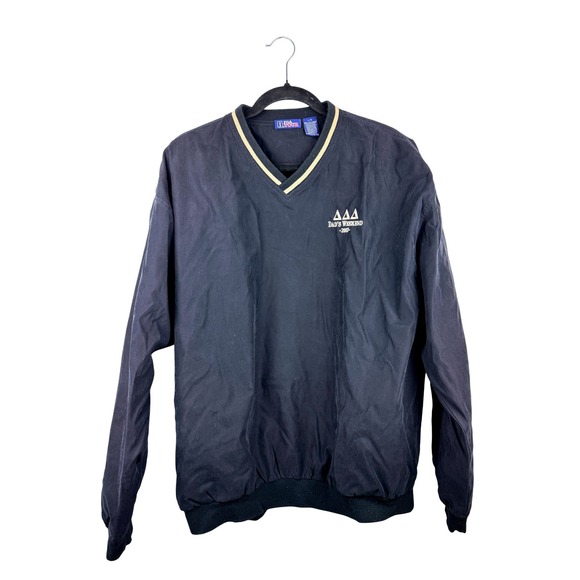 PGA Tour Other - PGA Tour Mens Windshirt Large Navy V-Neck Pullover Delta Delta Delta Dad 2007